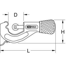 KS Tools 1035010 řezák trubek