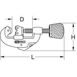KS Tools 1041000 řezák trubek