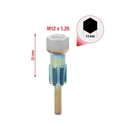 KS Tools 150.2541 150.2541 univerzální prořezávač závitů metrický M12 x 1.25 Speciální nástrojová ocel 1 ks