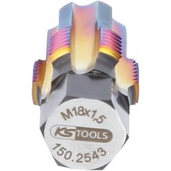 KS Tools 150.2543 150.2543 univerzální prořezávač závitů metrický M18 x 1.5 Speciální nástrojová ocel 1 ks