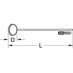 KS Tools 1180088 inspekční zrcátko