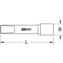 Plastový klín KS Tools 1171670
