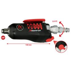KS Tools 515.3830 pneumatický rázový šroubovák Typ uchycení nástroje: vnější čtyřhran 3/8 (10 mm) Točivý moment (max.): 108 Nm