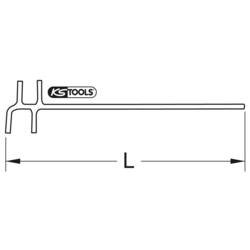 KS Tools 9638228 Ohebná klest BRONZEplus 30-40 mm