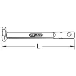 KS Tools 9638484 963.8484 klínový klíč Délka klíče (cm) (jen pro nadpis) 46 mm