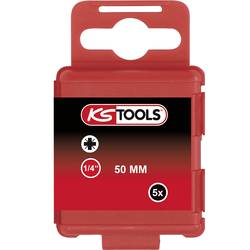 KS Tools 911.2235 9112235 křížový bit PZ 3 speciální ocel niklováno E 6.3 5 ks