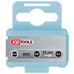 KS Tools 910.2233 910.2233 plochý bit Pohon (šroubovák): 1/4 (6,3 mm) Typ zakončení: plochý 3 mm 25.0 mm