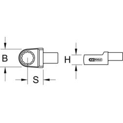 KS Tools 5162312 Klíč na krabice 12 mm