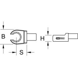 KS Tools 5162517 Klíč na krabice 17 mm