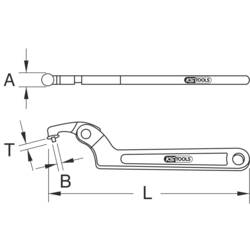 KS Tools 517.1327 5171327 hákový klíč Délka klíče (cm) (jen pro nadpis) 120 - 180 mm
