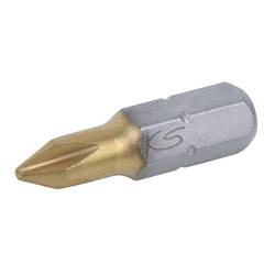 KS Tools 911.2638 9112638 křížový bit PH 2 speciální ocel Potaženo titanem C 6.3 1 ks