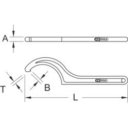 KS Tools 517.1471 517.1471 hákový klíč Délka klíče (cm) (jen pro nadpis) 12 - 14 mm