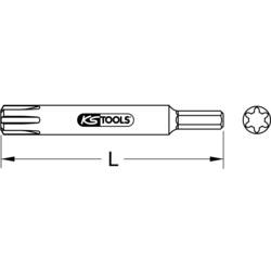 KS Tools 911.5171 9115171 Bit RIBE Pohon (šroubovák): 5/16 Typ zakončení: RIBE M7 100 mm
