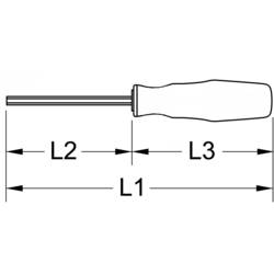 KS Tools 9631070 inbusový šroubovák