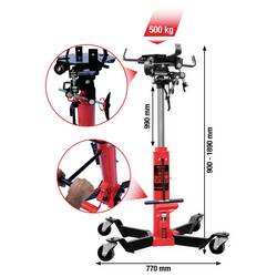 KS Tools performance Hydraulik-Getriebeheber mit Hydraulický zvedák automobilových dílů