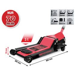 KS Tools Hydraulický zvedák auta 3000 kg min./max.výška: 70 - 510 mm