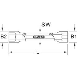 KS Tools 9638395 9638395 nástrčný klíč (ořech) 10 - 11 mm