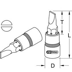 KS Tools 9183855 9183855 Nástrčný klíč 8 mm