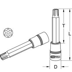 KS Tools 9181786 9181786 RIBE Nástrčný klíč M12 1/2