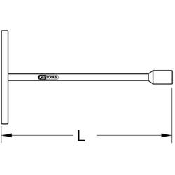 KS Tools 9638423 9638423 šestiúhelník nástrčný klíč (ořech) T rukojeť 18 mm 18 mm