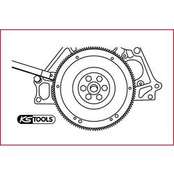 KS Tools 1502438 Přidržovací klíč se setrvačníkem, 255 mm