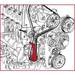KS Tools 1501259 Nástroj pro upínání ozubených řemenů