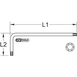 KS Tools 151.4274 TORX klíč T 25