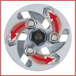 KS Tools 1503194 Stahovák řemenic Upínací rozsah 30 - 60 mm Počet háčků 3