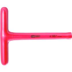 Nástrčný klíč s T rukojetí 1/4 s ochrannou izolací, 120 mm KS Tools 117.1743