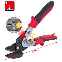 KS Tools 118.0046 Tvarovací nůžky s tvarovými prvky, levořezné