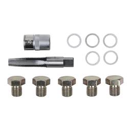 KS Tools 1504915 Sada šroubů k úniku oleje se závitem, 12 ks, M12 x 1,5