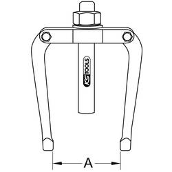 KS Tools 6600602 Protivzpěra pro stahovák Upínací rozsah 60 - 130 mm Počet háčků 2
