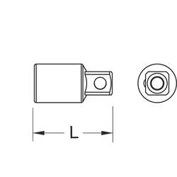 KS Tools 963.3456 9633456 redukce Pohon (šroubovák) 3/4 57 mm 1 ks