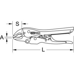 KS Tools NEW-46880 kleště samosvorné