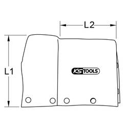 KS Tools 1174204 Kryty izolačního generátoru pro izolátory na cibuli, 240 mm Izolační krytky PVC 1 ks