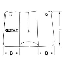 KS Tools 1174205 Kryty izolačního generátoru pro izolátory na cibuli, 115 mm Izolační krytky PVC 1 ks