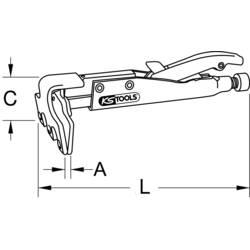 KS Tools 1151080 kleště samosvorné