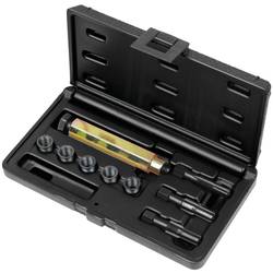 KS Tools 150.5050 Sada na opravu žhavicích svíček THREADfix, 10 x 1,25, pro žhavicí svíčky, 9 ks