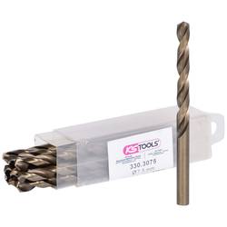 KS Tools 3303075 330.3075 HSS-G-Co 5 sada spirálových vrtáku do kovu 7.5 mm 10 ks