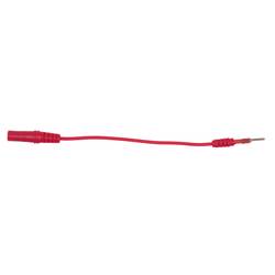 KS Tools 150.0971 propojovací kabel zásuvka 4 mm - zásuvka 2 mm červená 1 ks