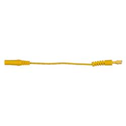 KS Tools 150.0965 propojovací kabel zásuvka 4 mm - žlutá 1 ks