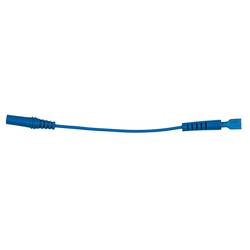 KS Tools 150.0963 propojovací kabel zásuvka 4 mm - zásuvka 6 mm modrá 1 ks