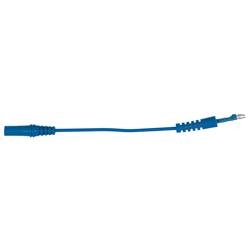 KS Tools 1500977 propojovací kabel zásuvka 4 mm - zásuvka 4 mm modrá 1 ks