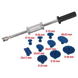 KS Tools 140.2510 Sada profi vyklepávací kladívko, 11 ks