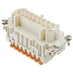 ILME CSHF16 konektorová vložka, zásuvka 16 + PE přípojka s pružinovým protitahem 1 ks