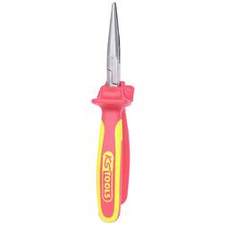 KS Tools 1171117 ploché jehlové kleště rovné nástrojová ocel 165 mm