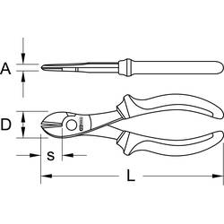 KS Tools 115.1025 1151025 silové boční štípací kleště 260 mm