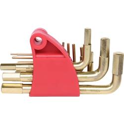 KS Tools 963.1513 inbus sada klíčů 1.5 mm, 2 mm, 2.5 mm, 3 mm, 4 mm, 5 mm, 6 mm, 8 mm, 10 mm 9dílná
