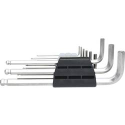 KS Tools 964.0420 inbus sada klíčů 1.5 mm, 2 mm, 2.5 mm, 3 mm, 4 mm, 5 mm, 6 mm, 8 mm, 10 mm 9dílná