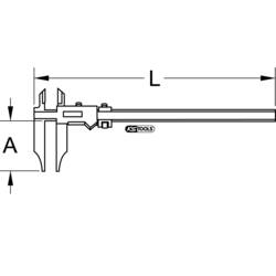 KS Tools 300.0559 posuvné měřítko